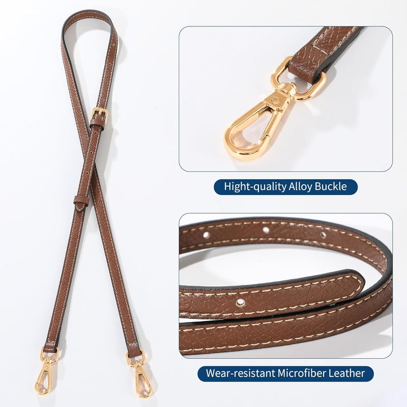 Hamdecro Store Leather Purse Strap, Purse Straps Replacement Crossbody Shoulder Straps for Bags, Adjustable Straps for Handbags - Image 4